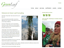Tablet Screenshot of greenleafconsulting.net